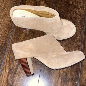 Steve Madden sand colored bootie/mules sz 8.5